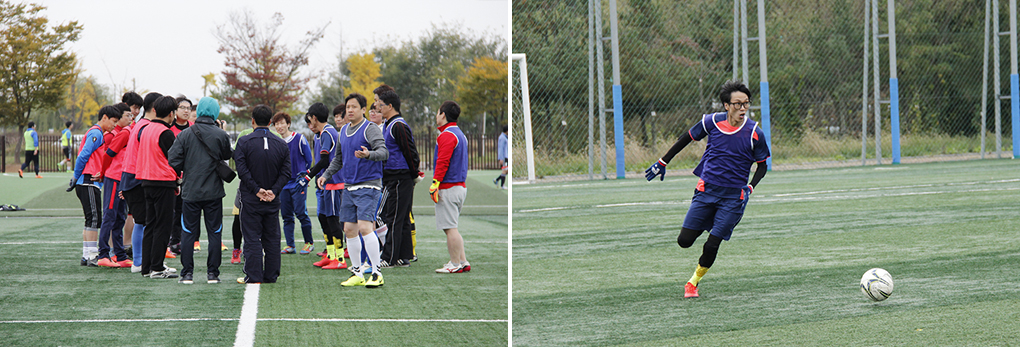 남 직원들 모두가 열광했던 친선 축구!<